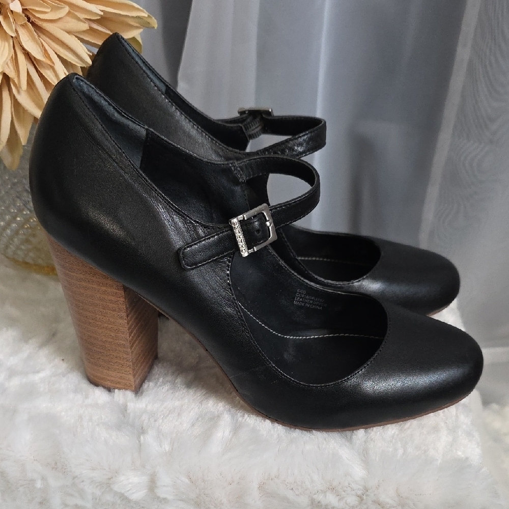 Charles David Black Mary Jane Heels